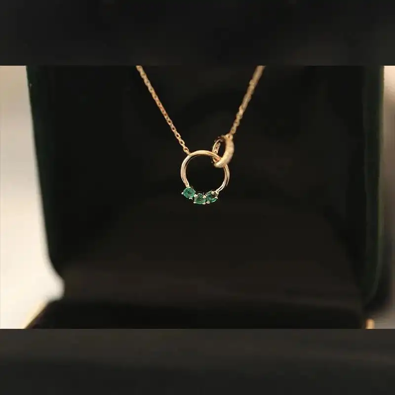 Jade Clavicle Creative Micro Luxury Pendant Fashionable All-match Necklace