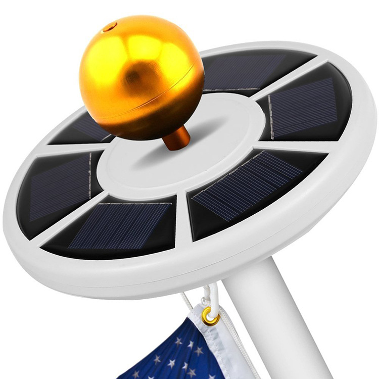 Outdoor Solar Flagpole Camping Streetlight Tent Light