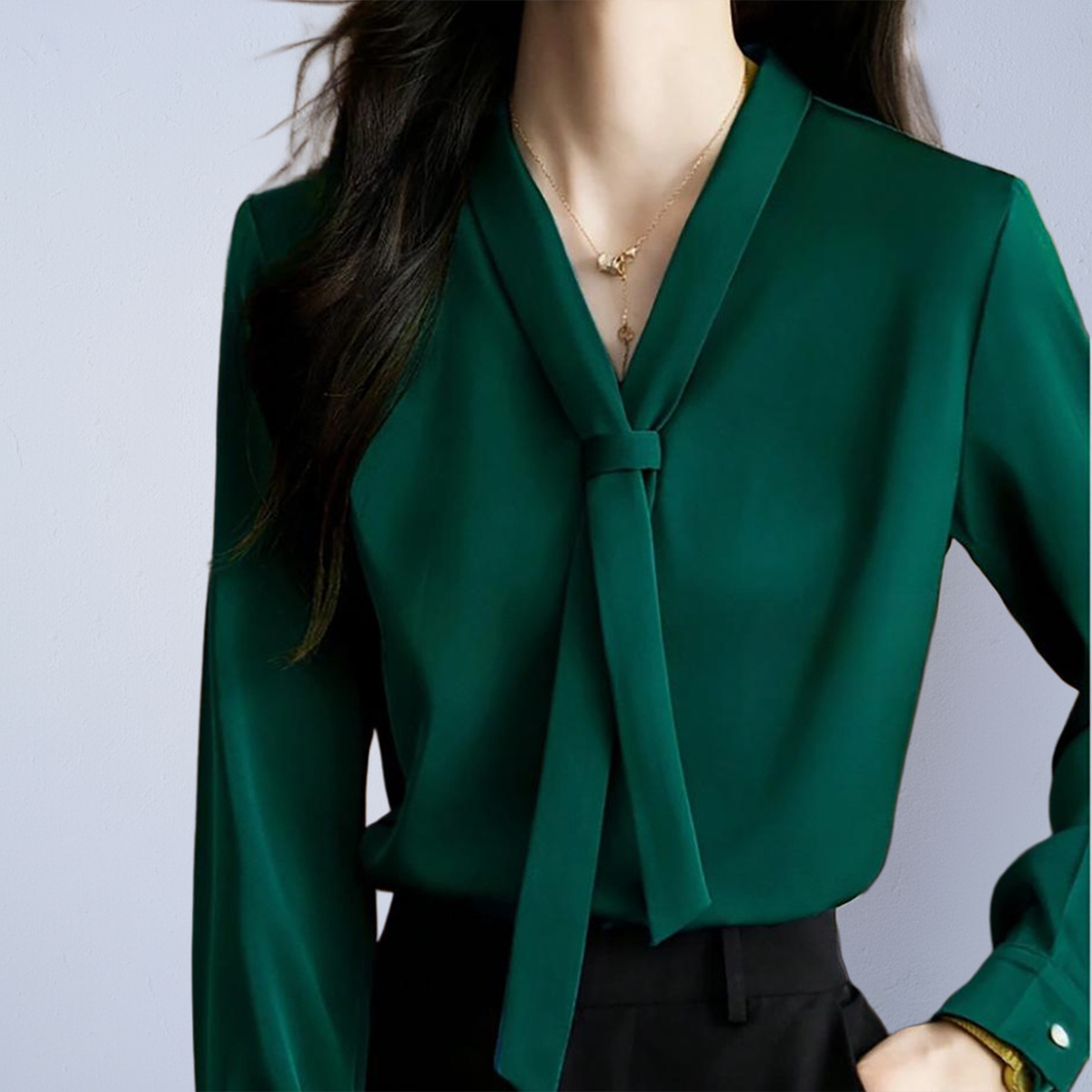 Long-sleeved Chic Niche-design Direct-sales Blouse