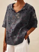 Flower Dark Gray