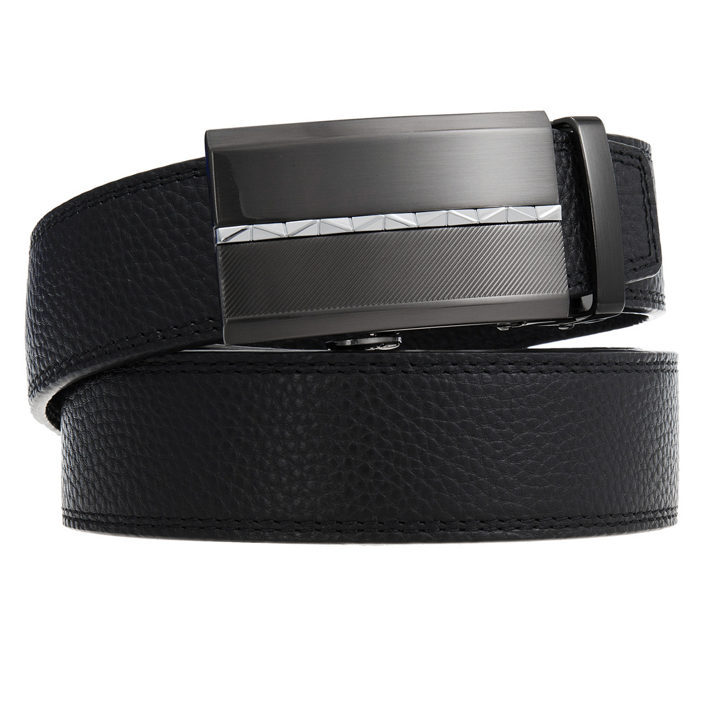 Title 10, New Mens Automatic Buckle Leather Belt