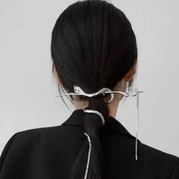 National Style New Chinese Style Winding Snake-shaped Diamond Hairpin