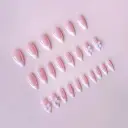Acrylic Fake Nails Artificial Rhinestone Paste Gloss Short view 5