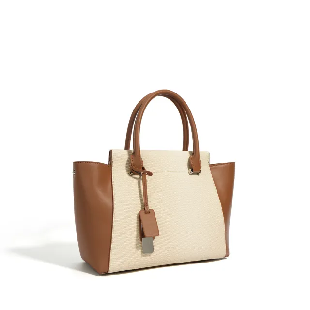 Large Capacity Cowhide Tote Simple Commute All matching Brown - Shop at LoveMi
