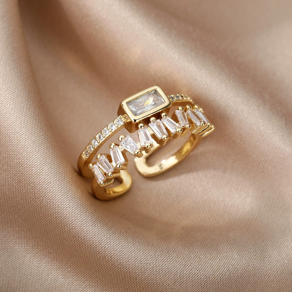 European And American Double-layer Ring 8