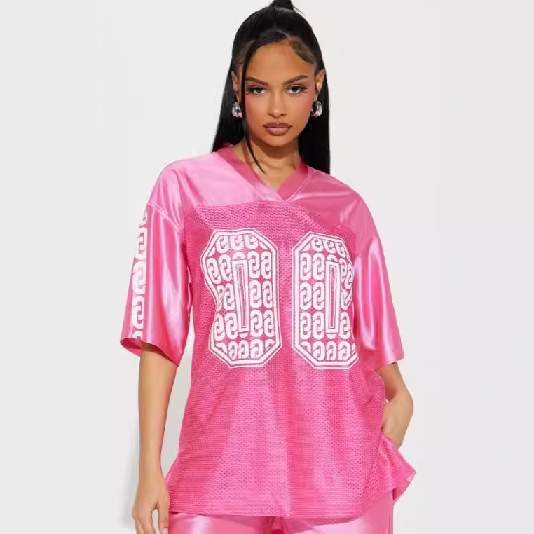 Women's Digital And Letter Print T-Shirt