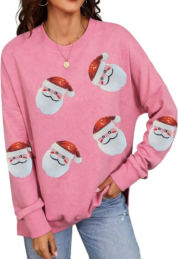 Pink Large Santa Claus