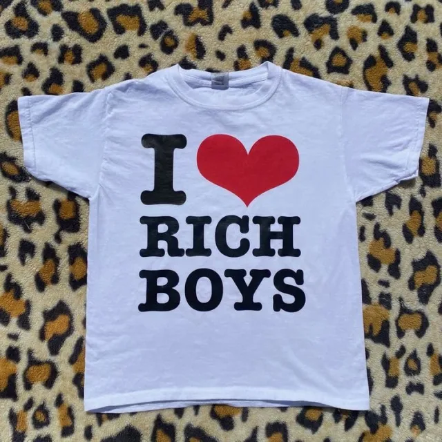 Style Street Fashion Navel Round Neck Letter Print T shirt White - Shop at LoveMi