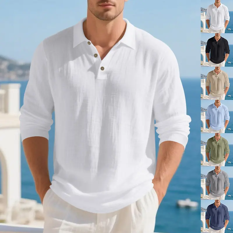 Casual Business Men's Long Sleeve Spring and Autumn