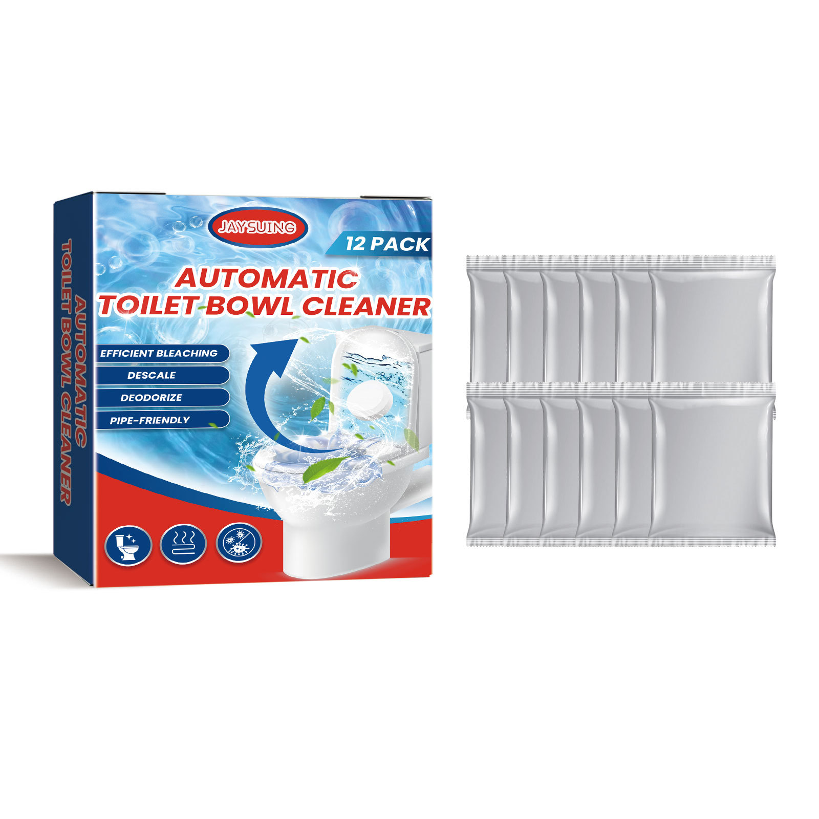 Title 10, Toilet Cleaning Effervescent Tablets Descaling,...