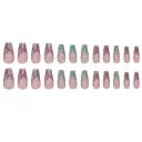 French Wear Nail Glossy Blue And Purple view 7