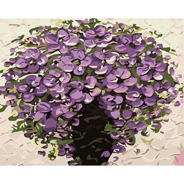 Digital Oil Painting Frameless Flowers Expensive Lucky Flower - Shop at LoveMi