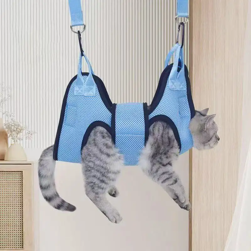 Pet Grooming Hammock for Cats and Dogs with