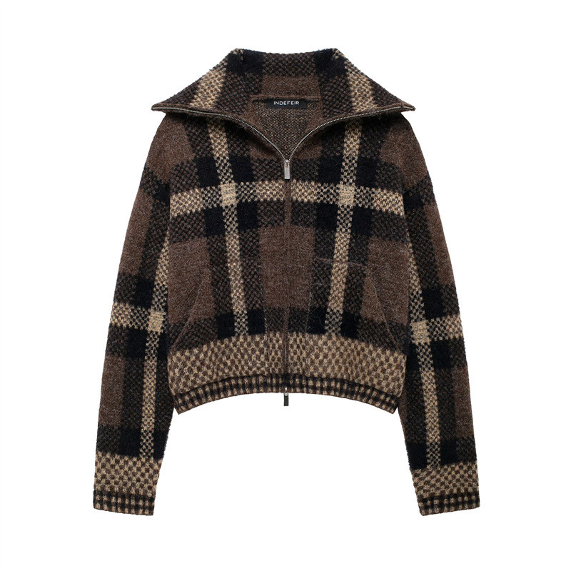 Autumn Sweater Round Neck Solid Color Loose Pullover