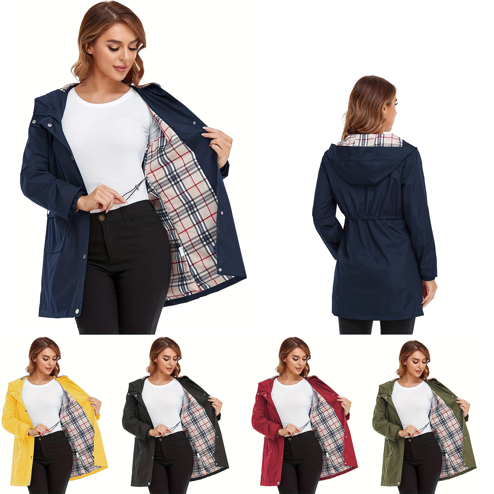 Women's Waterproof Slim-fit Windproof Jacket