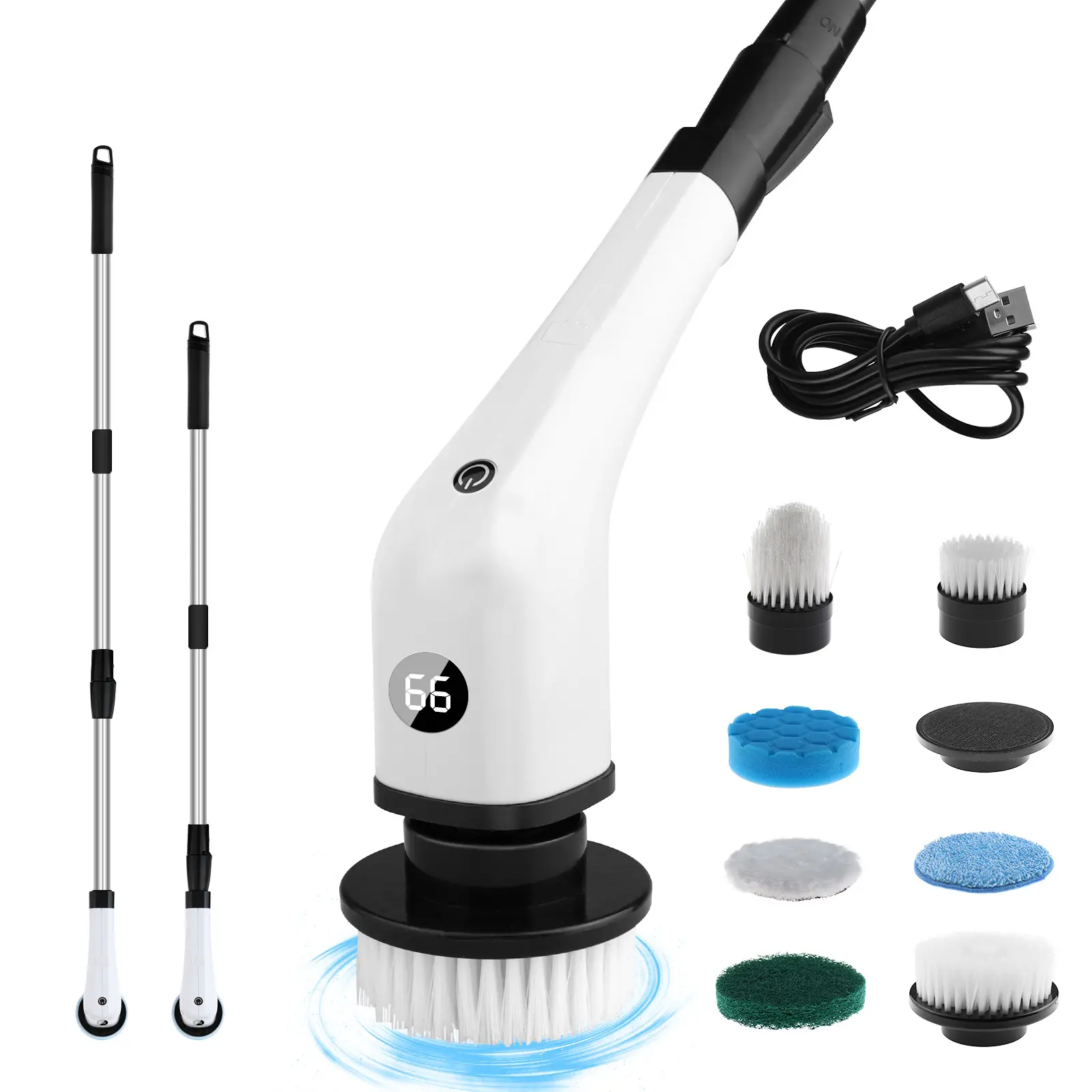 Electric Cleaning Brush Household Multi-functional 7-in-1 Toilet