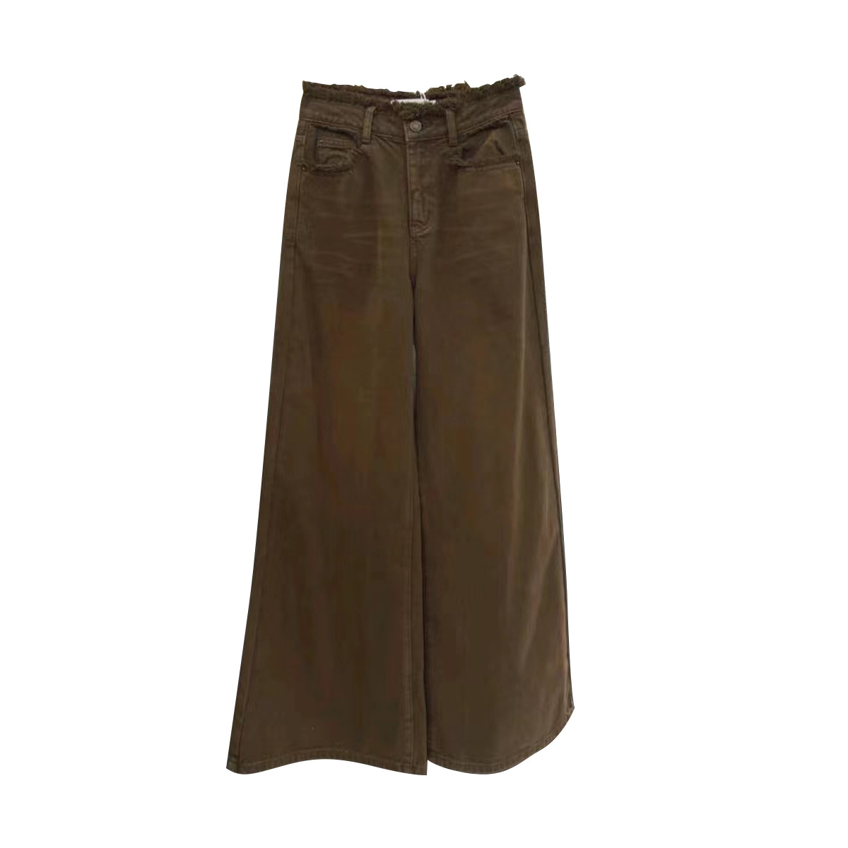 Worn Jeans Women's High Waist Coffee - Shop at LoveMi