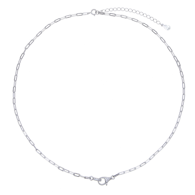 O-shaped Chain Chain Inlaid Zircon Women's Necklace