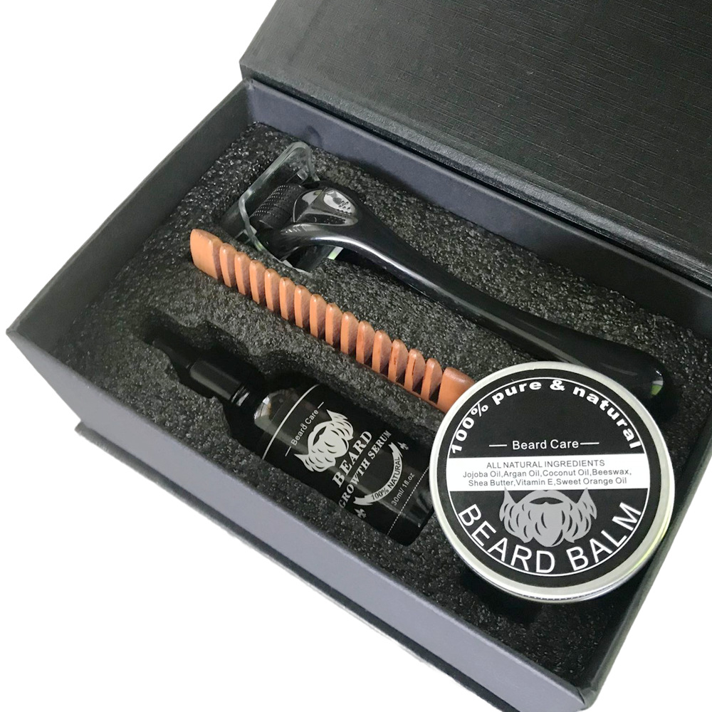 Mens Beard Care Set For Nourishing Facial Care