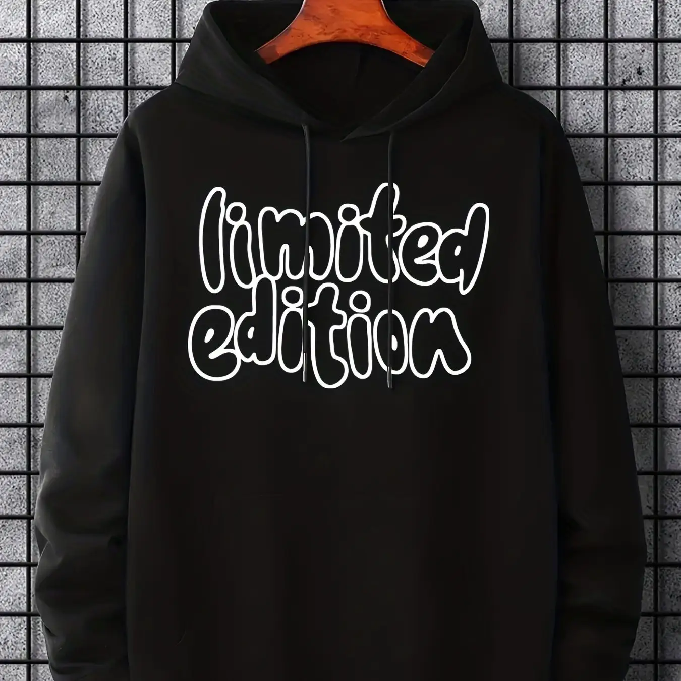 European Size Men's Limited-edition Patterned Fleece Casual