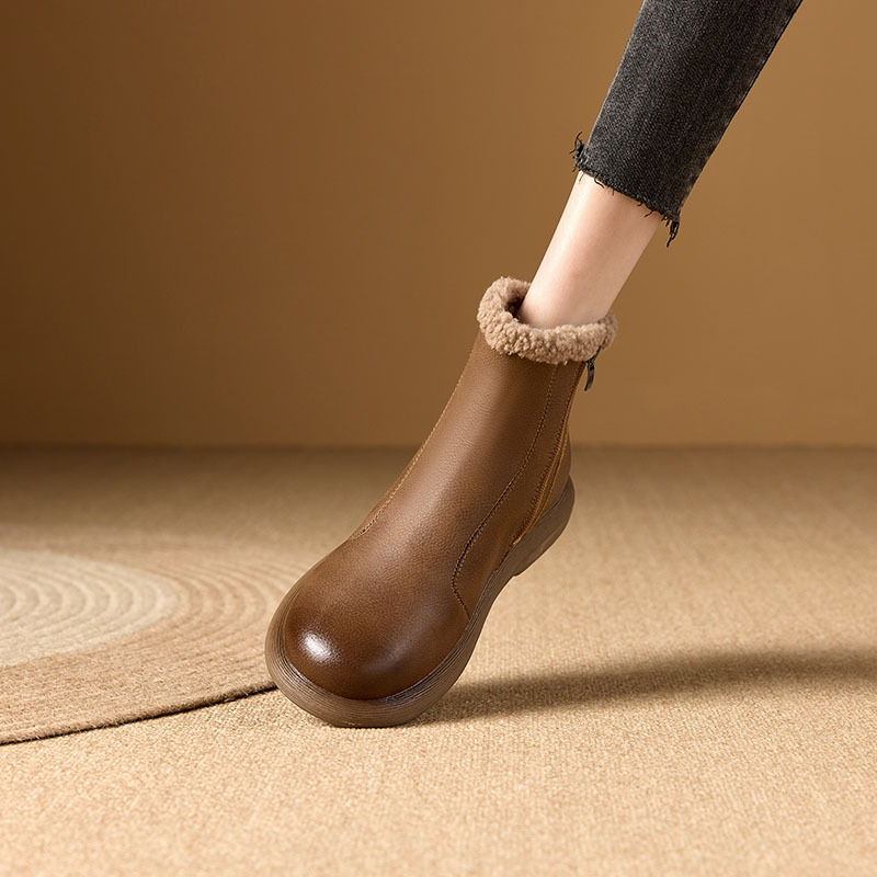 Women's round-toe ankle boots supplier image 6
