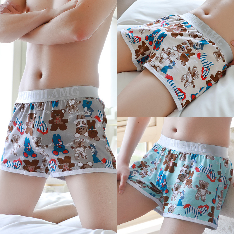 Men's Cotton Breathable Plus Size Boxers Men