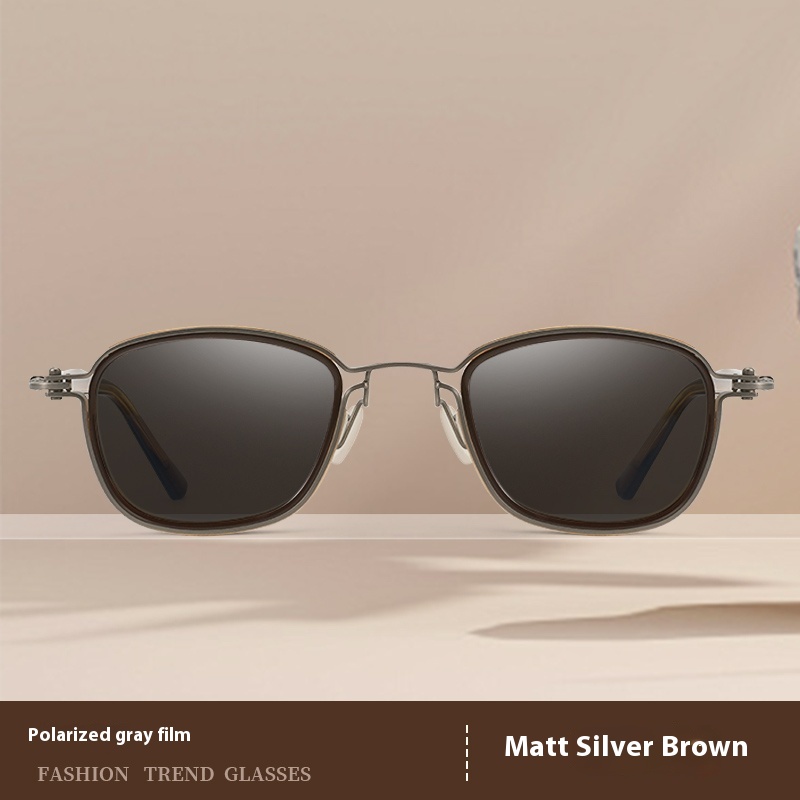 Silver Brown Polarized Gray