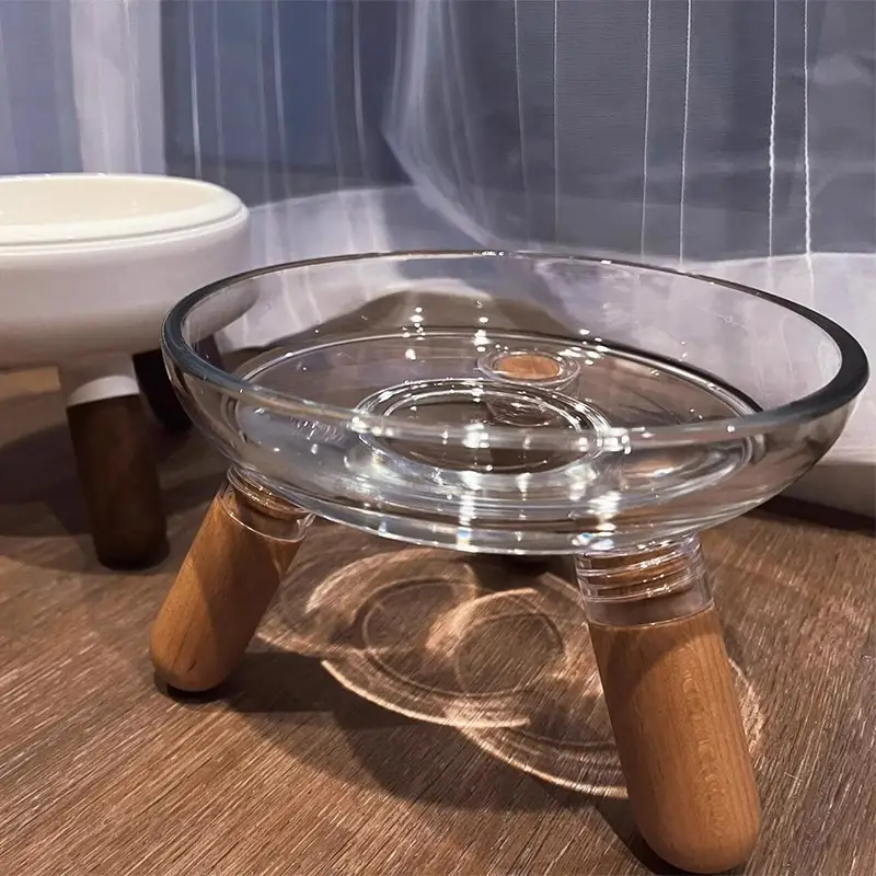 Not Easy To Knock Over Pet Bowl For Cervical Protection