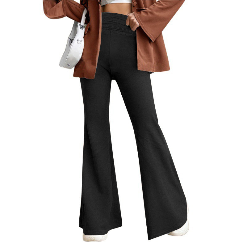 Fashion Casual Autumn And Winter Slimming Comfortable Bell-bottom Pants