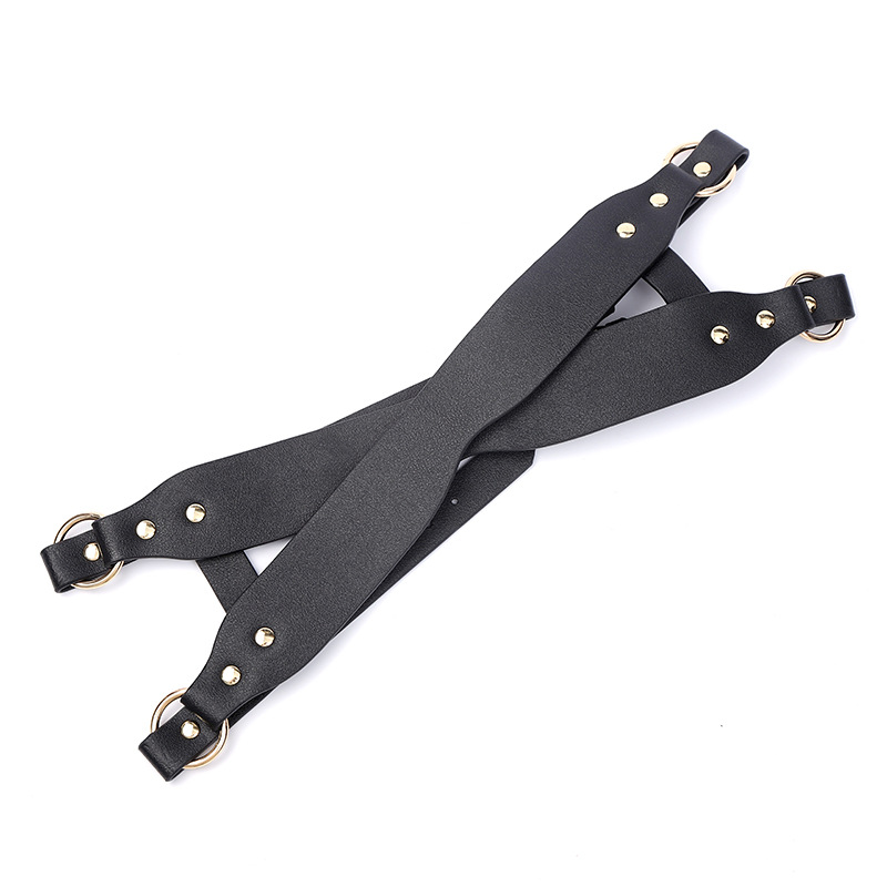 Women's Leather PU Face Mask 10