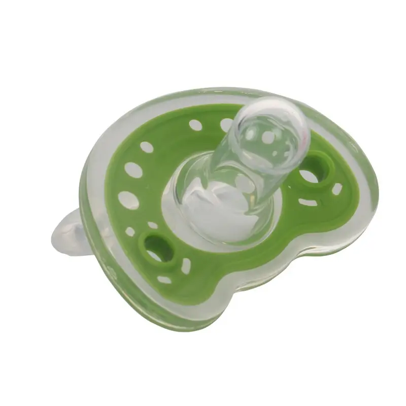 Baby Products Full Silica Gel Pacifier Two-color Liquid Silicone Sleep Comfort
