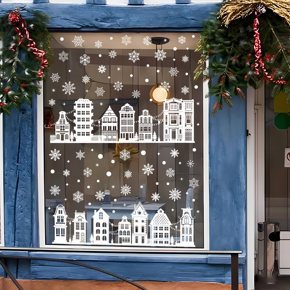 Christmas Window Glass Snowflake Stickers