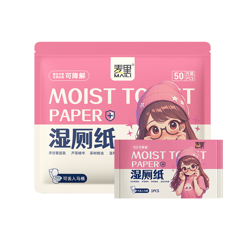 Portable Outdoor Mini Wet Toilet Paper