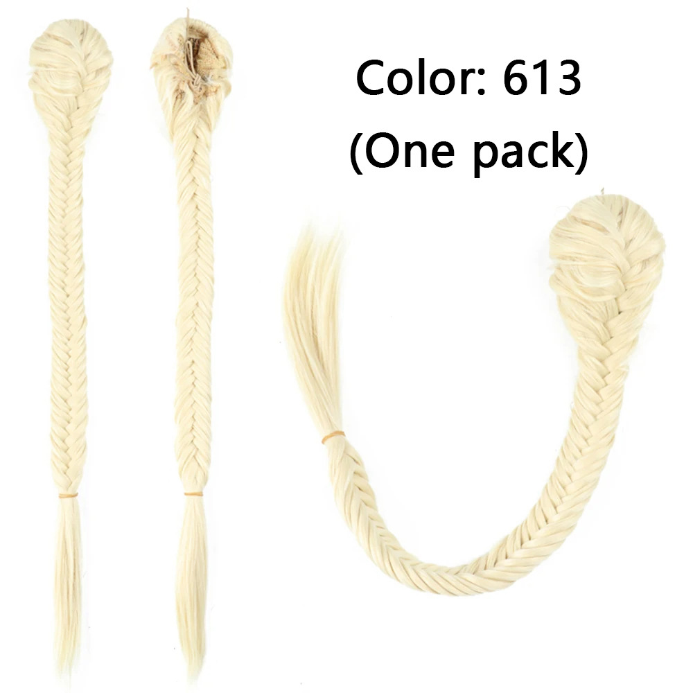 Synthetic Braided Fishtail Horse Tail Women's Wig 18