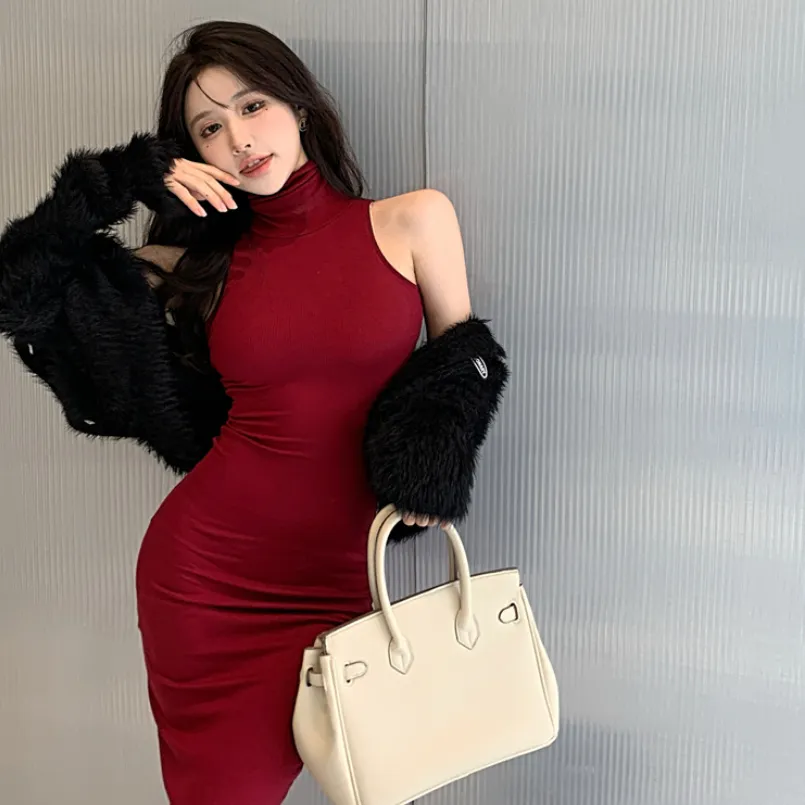 Women's Advanced Design Makes You Look Slim Mid-length Dress