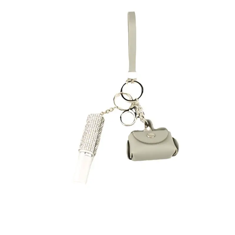 Coin Purse Diamond 5 Ml Perfume Spray Empty Bottle Keychain