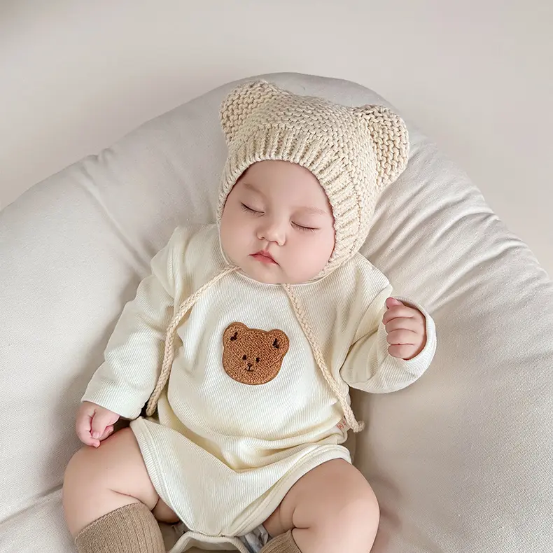 Korean Baby Cute Cartoon Ear Protection Hat