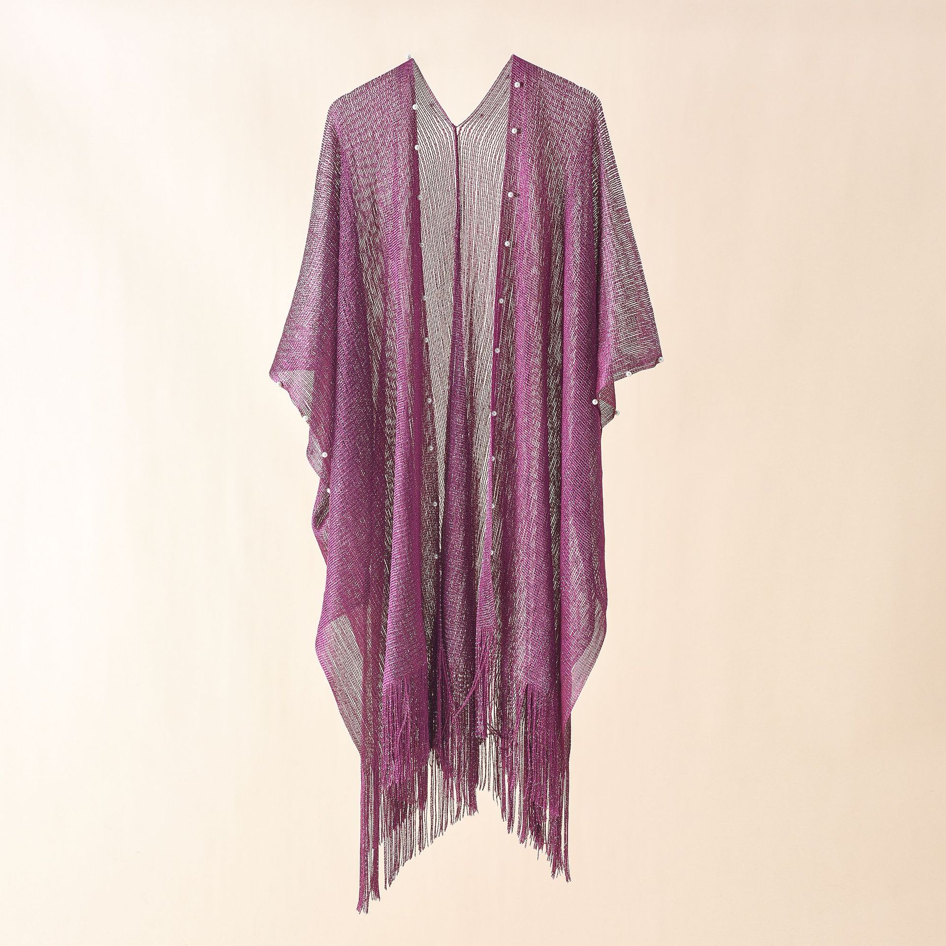 Nail Pearl Beach Shawl Cardigan Mid-length - Image 9