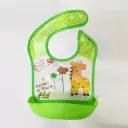 Detachable No-wash Waterproof Silicone-like Bib For Kids view 8