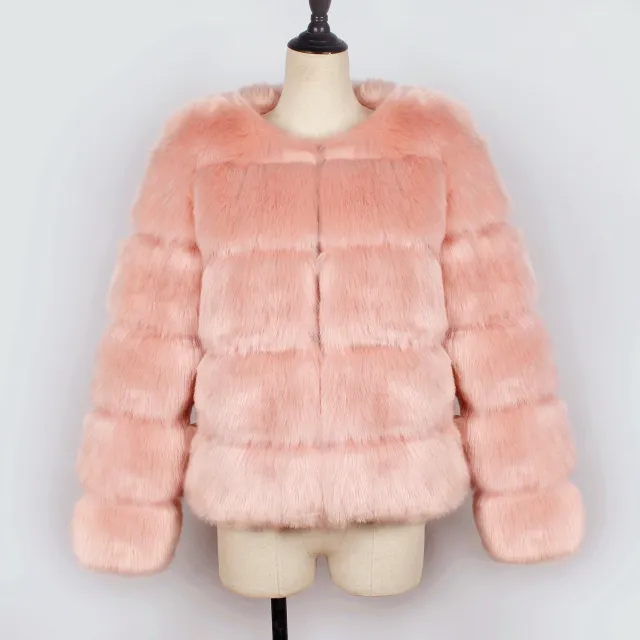 Women's Fall Winter Fashion Personalized Short Coat Pink - Shop at LoveMi