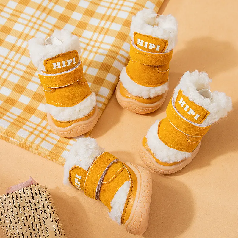 Autumn And Winter Pet Cotton Shoes Thickened