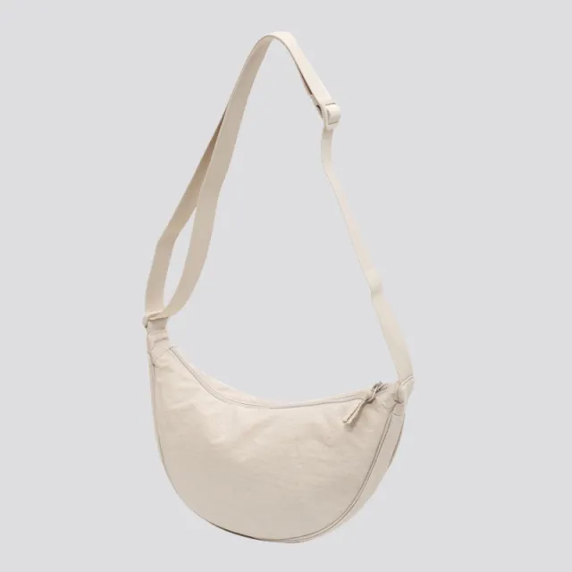 Women's Messenger Nylon Dumplings Shoulder Bag Beige - Shop at LoveMi