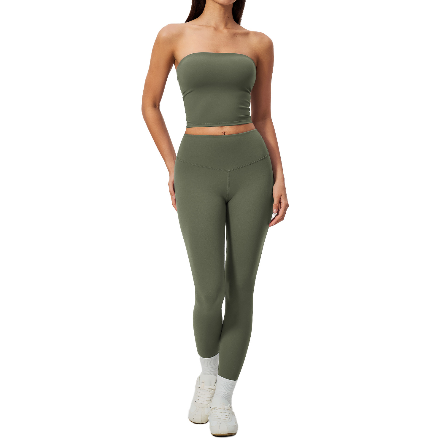Running Sports New Strapless Yoga Suit Set 2