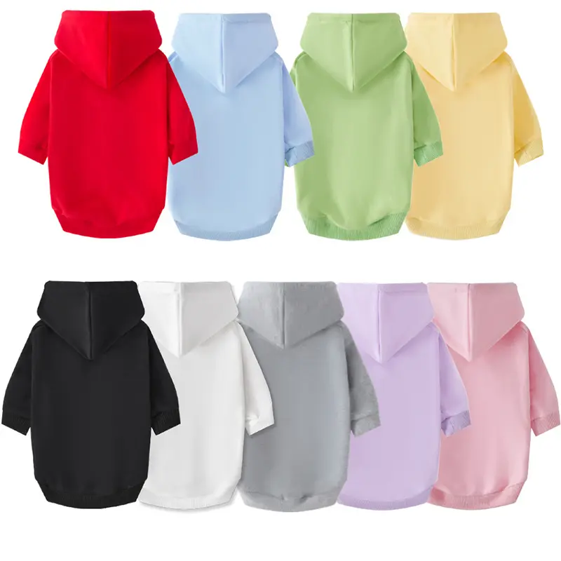 Blank Pet Sweater Cotton Dog Hoodie Clothing