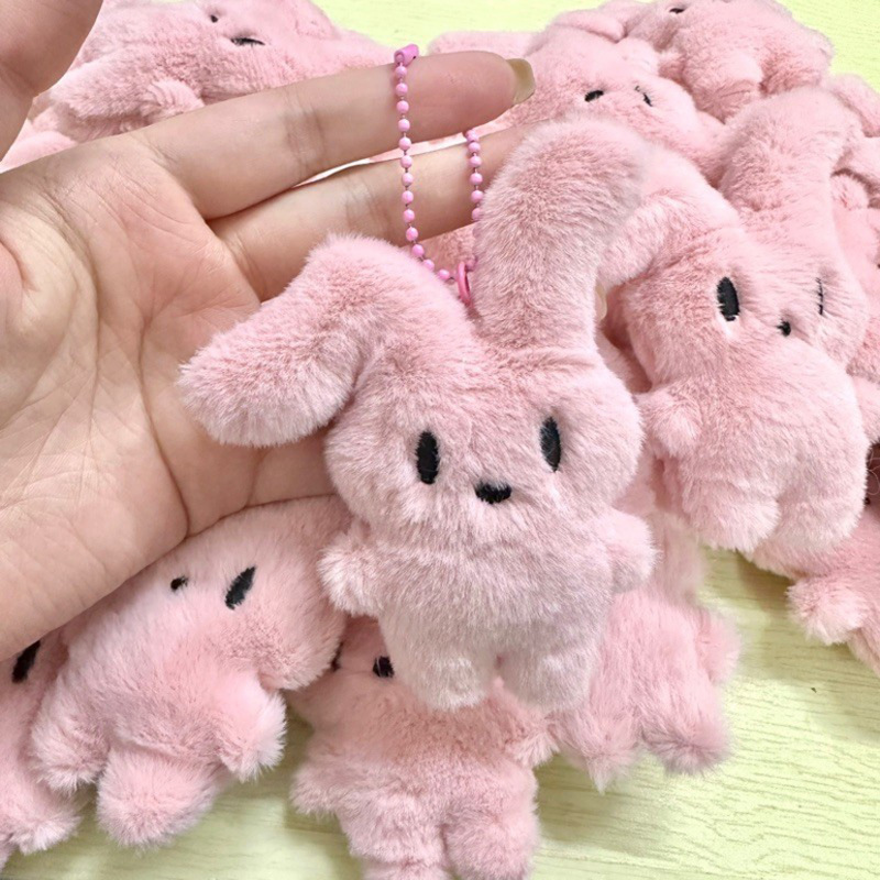 Sweet Cute And Adorable Plush Bunny Keychain Pendant