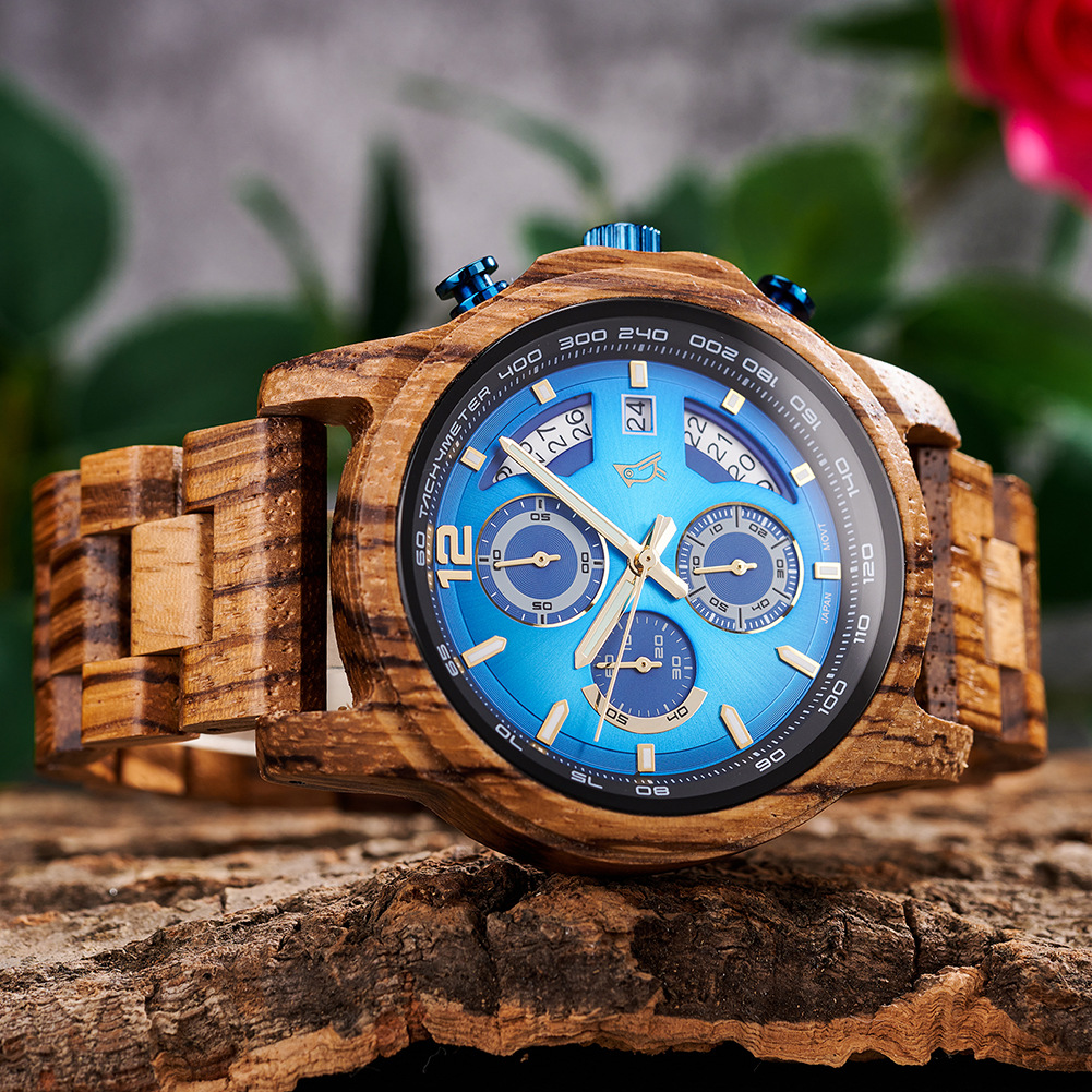 Vintage Wooden Watch For Young Men 2