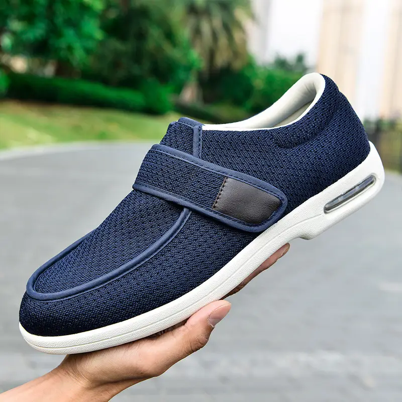 Elderly With Velcro Closure And Wide Opening Square-dancing Shoes For Moms