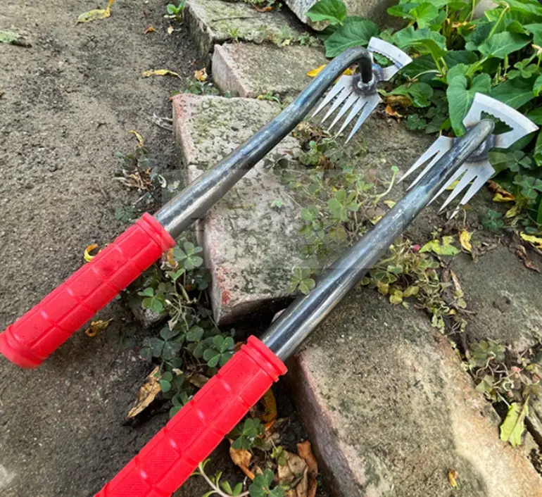 Gardening Flower Hoe Rake Multi-function Hoe Digging Tool For Wild Vegetables Dual-purpose Hoe