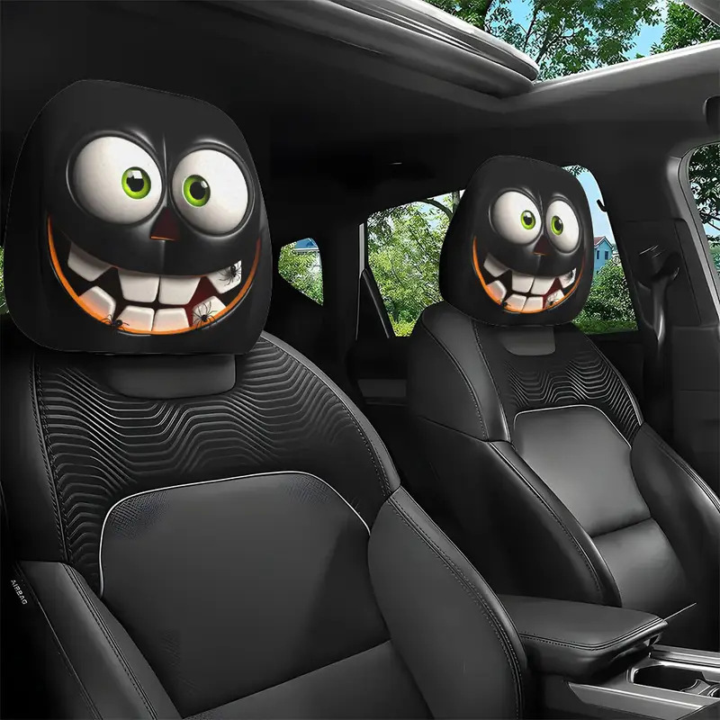 Stretch Double-Sided Printed Universal Car Pillowcase