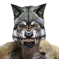 Carnival Party Masquerade EVA Half Face Animal Wolf Mask - Blood Tooth Eva Wolf Mask - View 1